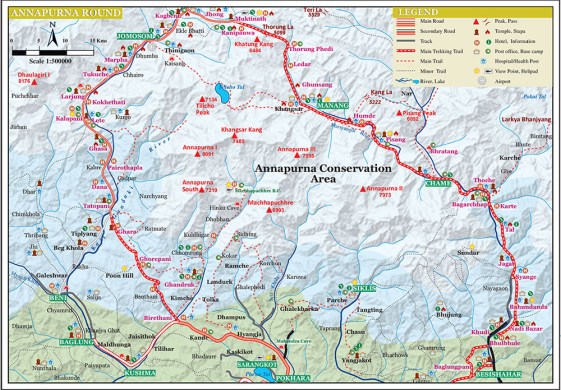 annapurna-circuit-trekking-map